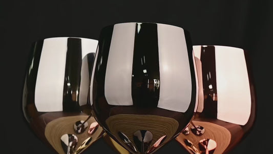 Luxury 304 Stainless Steel Wine Glass – 500ml Stemmed Goblet for Red Wine & Champagne