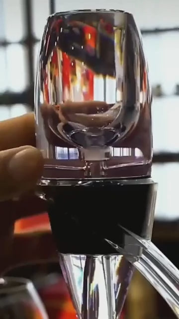 Professional Magic Red Wine Decanter Pourer with Filter Stand Quick Air Aerator Dispenser for Home Dining Bar Essential Set New