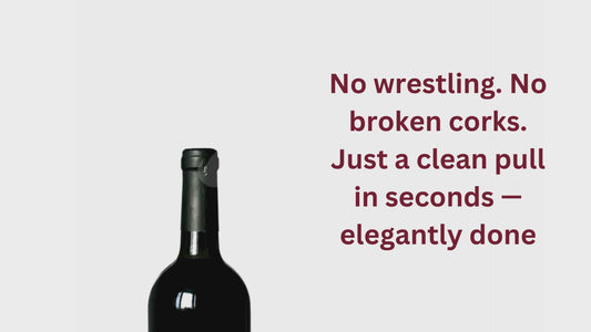 3-in-1 Wood-Handle Corkscrew Wine Opener
