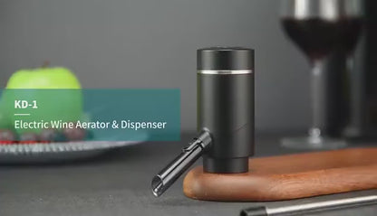Electric Wine Aerator Dispenser, Bar Accessories, One-touch Automatic Wine Decanter Pourer, Wine Aeration for Party